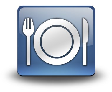 simge, düğme, sembol-eatery, Restoran-