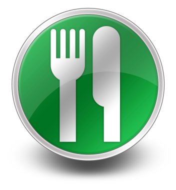 simge, düğme, sembol-eatery, Restoran-