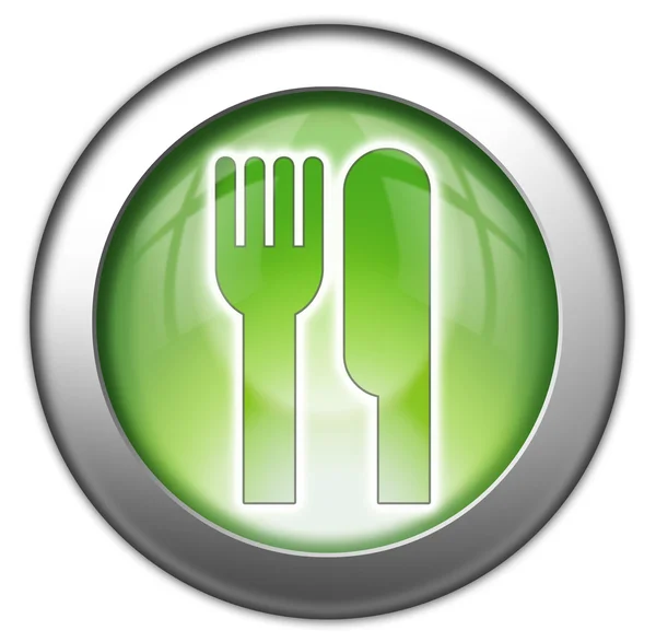 Icon, Button, Pictogram-spisested, Restaurant - – stockfoto