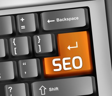 klavye illüstrasyon seo