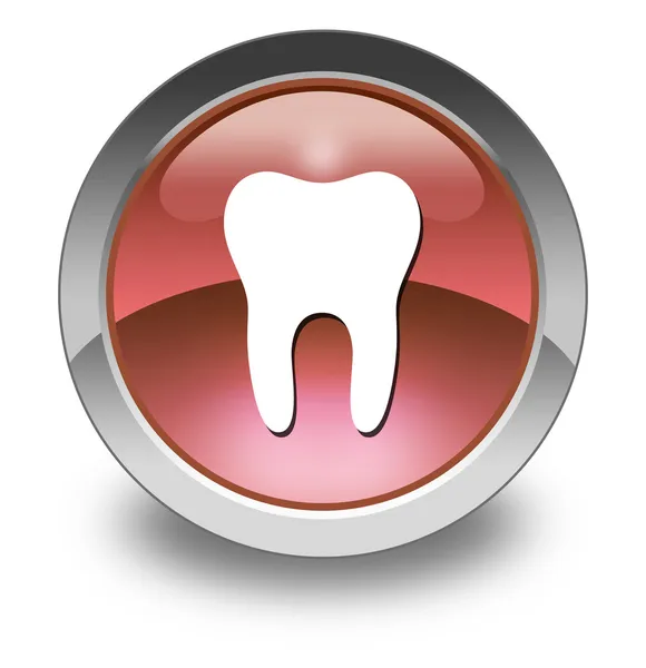 Ikony, tlačítka, piktogram-zubař, stomatologie- — Stock fotografie