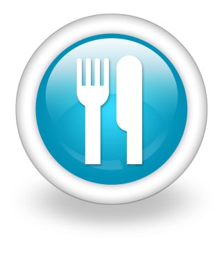 simge, düğme, sembol-eatery, Restoran-