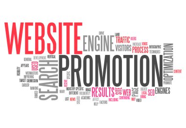 kelime bulutu Web sitesi tanıtım