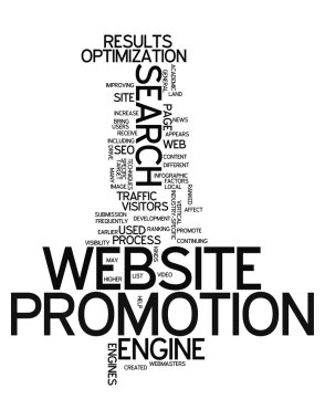 kelime bulutu Web sitesi tanıtım