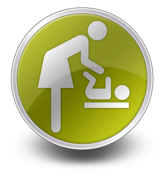 Icon, Button, Pictogram Baby Change — Stock Photo, Image