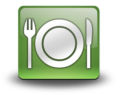 simge, düğme, sembol-eatery, Restoran-