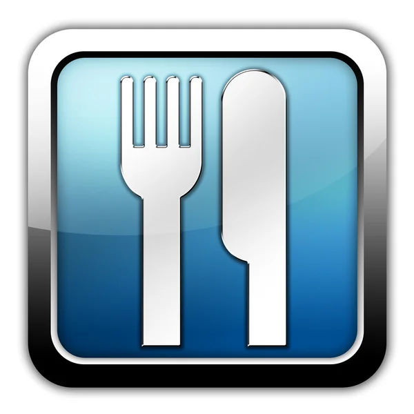 Icon, Button, Pictogram -Eatery, Restaurant- — Stock Photo, Image