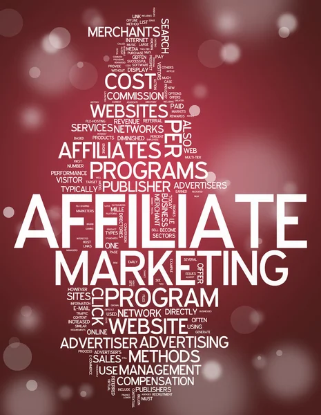 Marketing d'affiliation Word Cloud — Photo