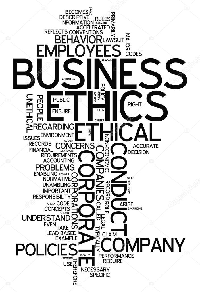 Word Cloud Business Ethics