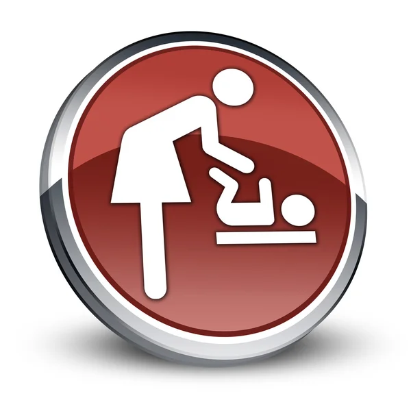 Icon, Button, Pictogram Baby Change — Stock Photo, Image
