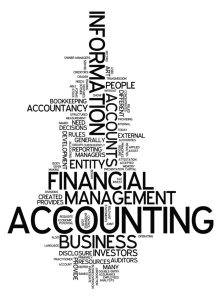 Word Cloud with Accounting related tags