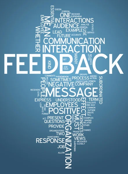 Word Cloud Feedback — Stock Photo, Image