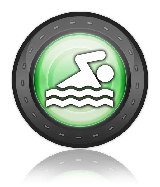 Symbol, Taste, Piktogramm Schwimmen — Stockfoto