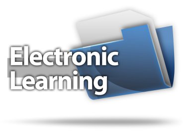 3B Stil klasör simgesi e-öğrenme