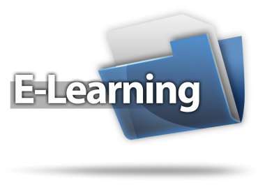3B Stil klasör simgesi e-öğrenme