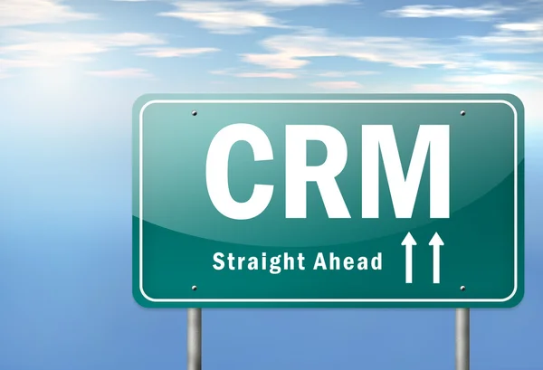 Segnaletica stradale CRM — Foto Stock