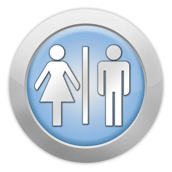 Ikony, tlačítka, piktogram toalety — Stock fotografie