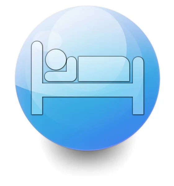 Icon, Button, Pictogram Hotel, Lodging — Stock Photo, Image