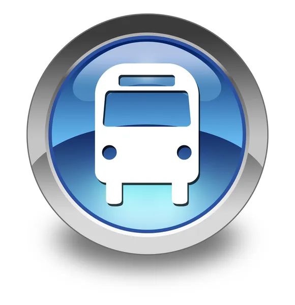 Icon, Button, Pictogram "Bus, Ground Transportation" — Stock Photo, Image