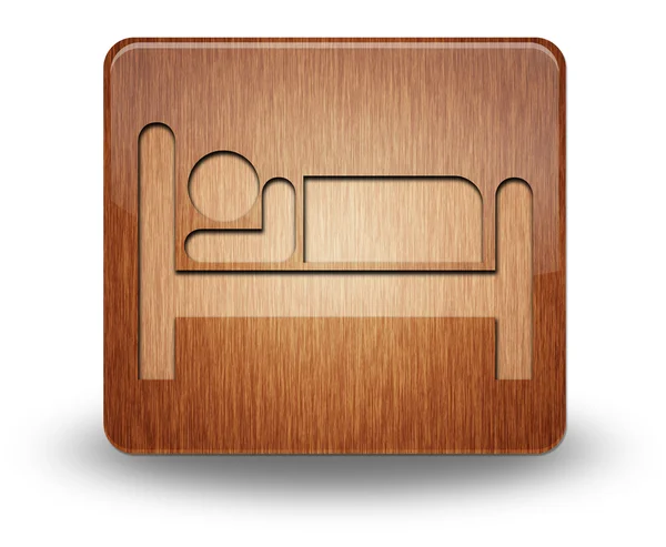 Icon, Button, Pictogram Hotel, Lodging — Stock Photo, Image