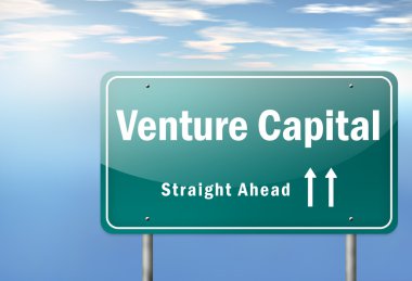 Highway Signpost Venture Capital clipart
