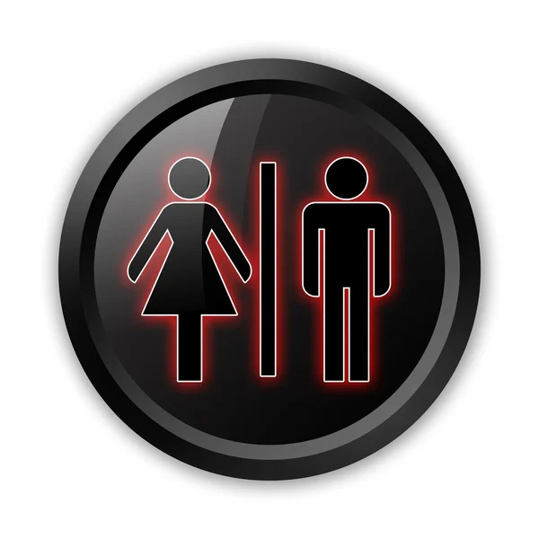 Icon, Button, Pictogram Restrooms — Stock Photo, Image