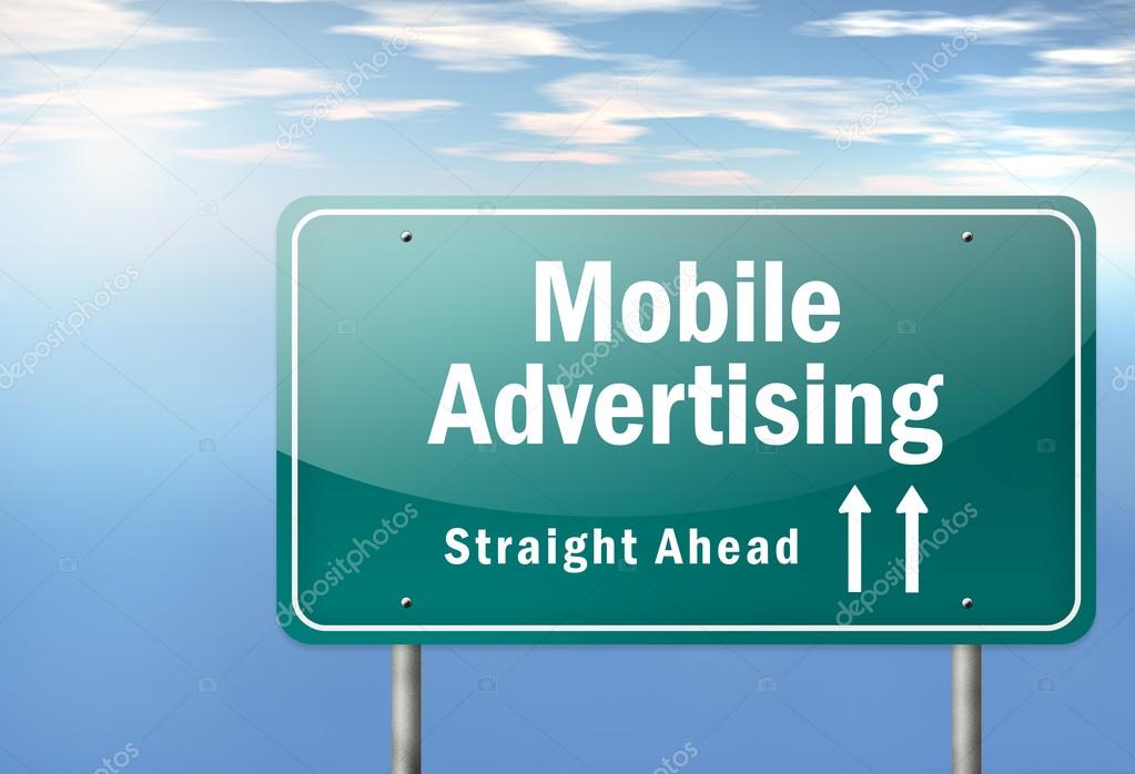 Highway Signpost Mobile Advertising