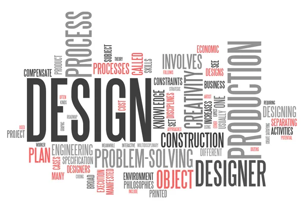 Word Cloud Design — Stock Photo, Image