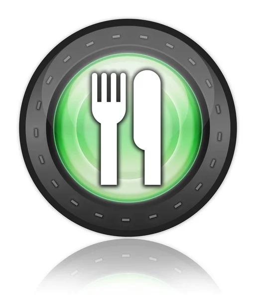 Icon, Button, Pictogram -Eatery, Restaurant- — Stock Photo, Image