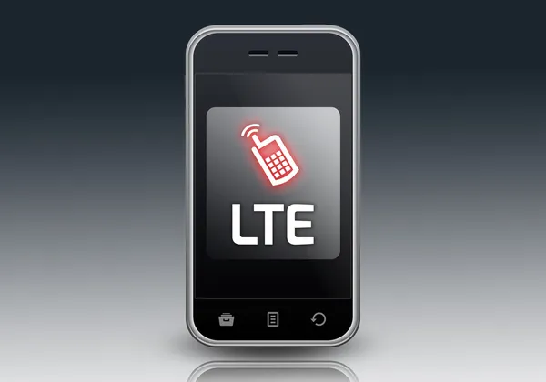 Смартфон Lte — стокове фото