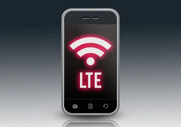 Смартфон LTE — стоковое фото