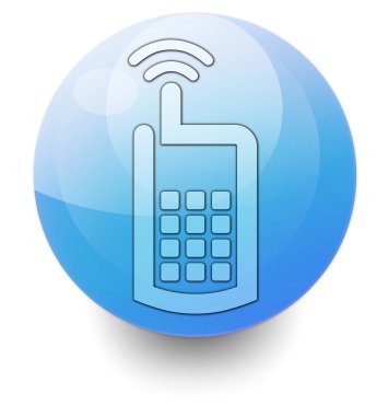 simge, düğme, piktogram cep telefonu