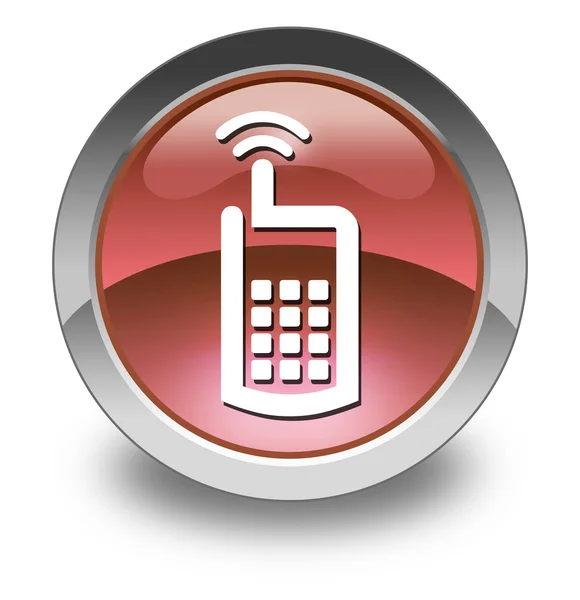 Icon, Button, Pictogram Cell Phone — Stock Photo, Image