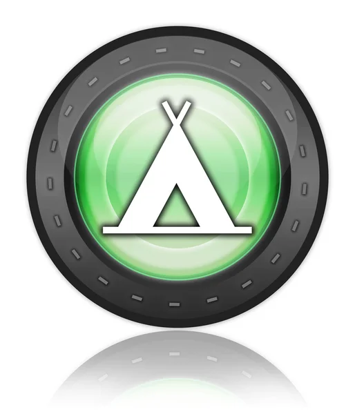 Icon, Button, Pictogram Camping – stockfoto