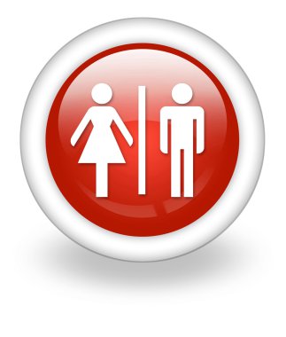 simge, düğme, piktogram tuvaletler