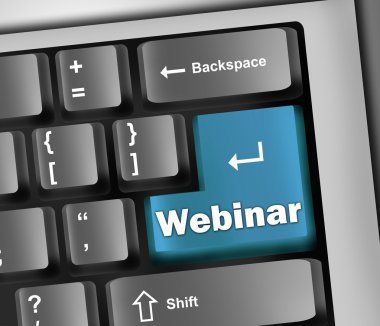 klavye illüstrasyon webinar