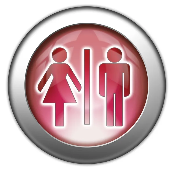 Icon, Button, Pictogram Restrooms — Stock Photo, Image