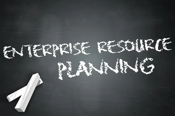 Blackboard enterprise resourceplanning — Stockfoto