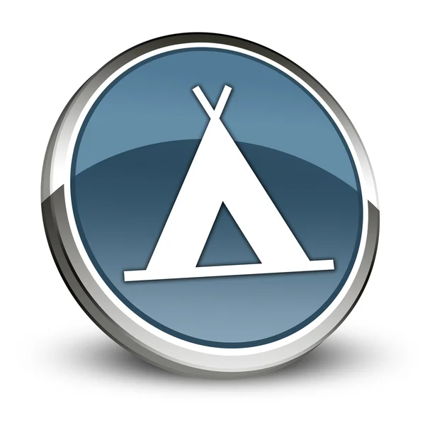 Icon, Button, Pictogram Camping – stockfoto