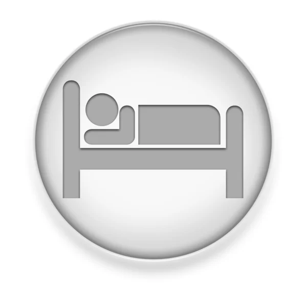 Icon, Button, Pictogram Hotel, Lodging — Stock Photo, Image