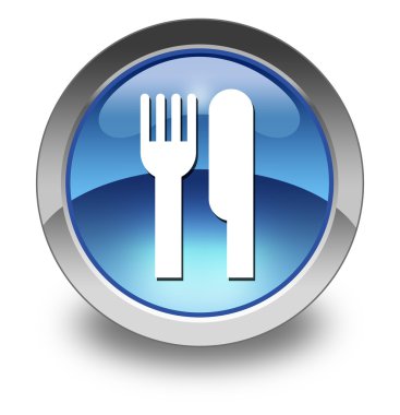 simge, düğme, sembol-eatery, Restoran-