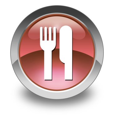 simge, düğme, sembol-eatery, Restoran-