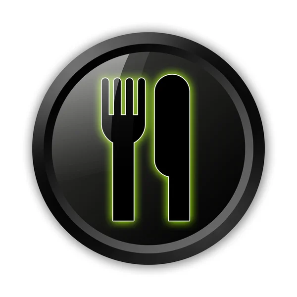 Icon, Button, Pictogram -Eatery, Restaurant- — Stock Photo, Image