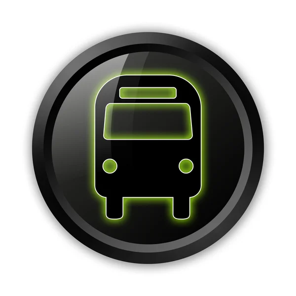 Icono, Botón, Pictograma "Autobús, Transporte Terrestre " —  Fotos de Stock