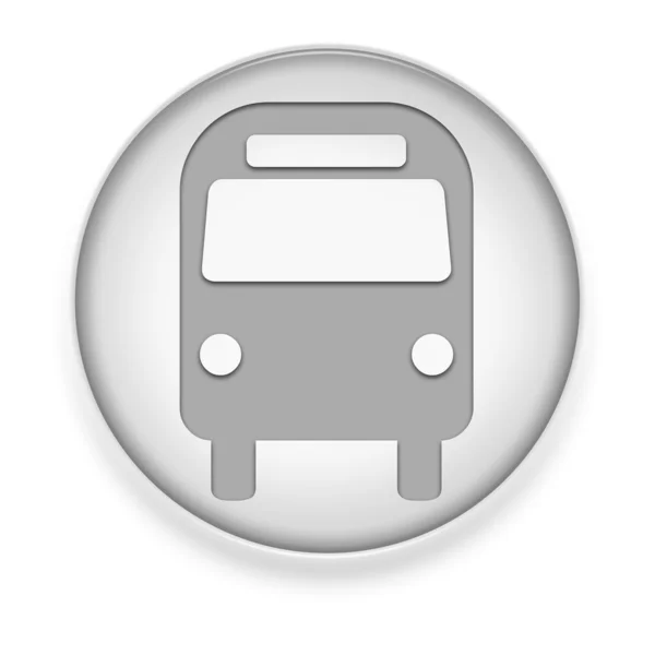 Ikon, knapp, pictogram "bus, marktransport" — Stockfoto