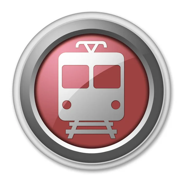 アイコン、ボタン、ピクトグラム"列車、大量輸送" — ストック写真