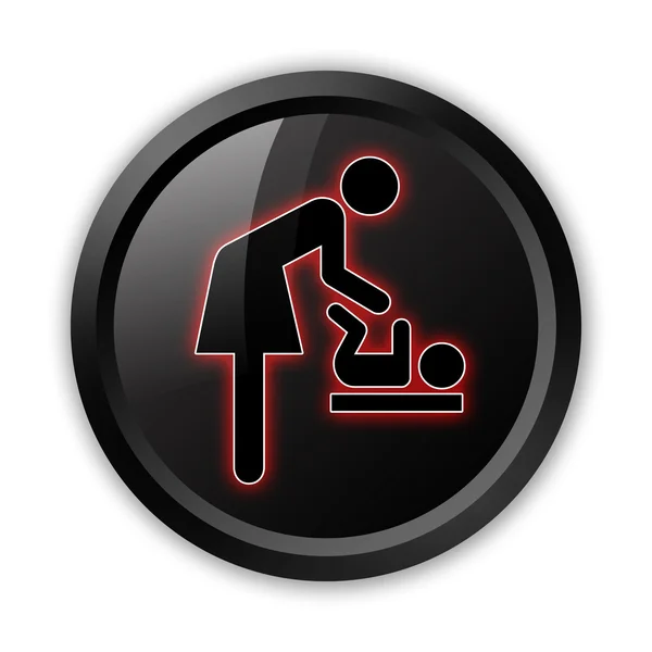Ikon, knapp, pictogram "baby förändring" — Stockfoto