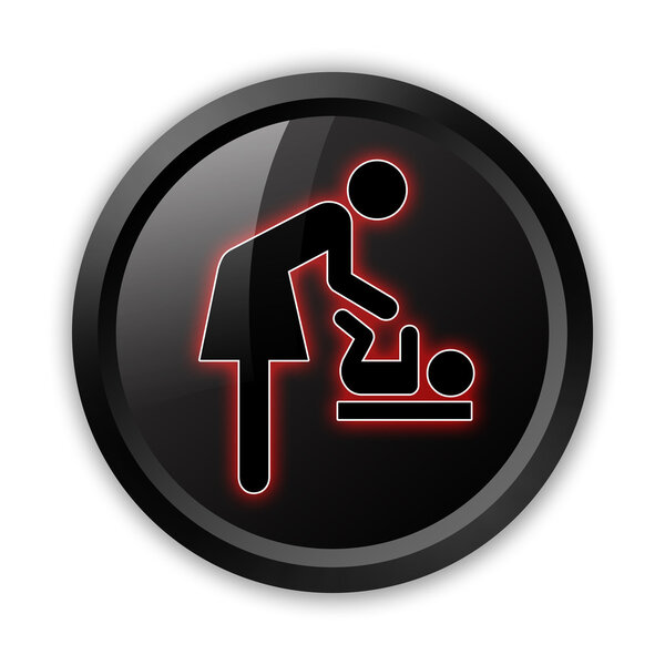 Icon, Button, Pictogram "Baby Change"