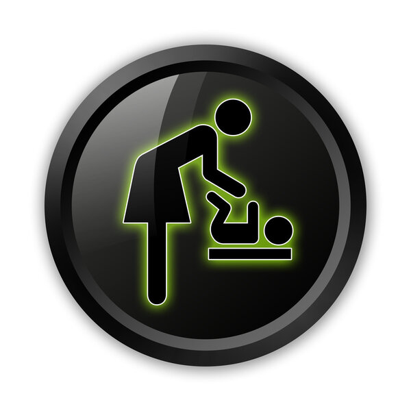 Icon, Button, Pictogram "Baby Change"