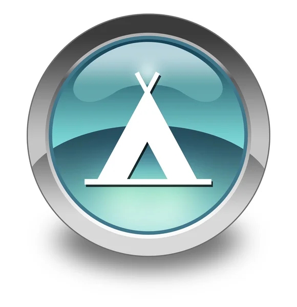 Icon, Button, Pictogram Camping — Stock Photo, Image